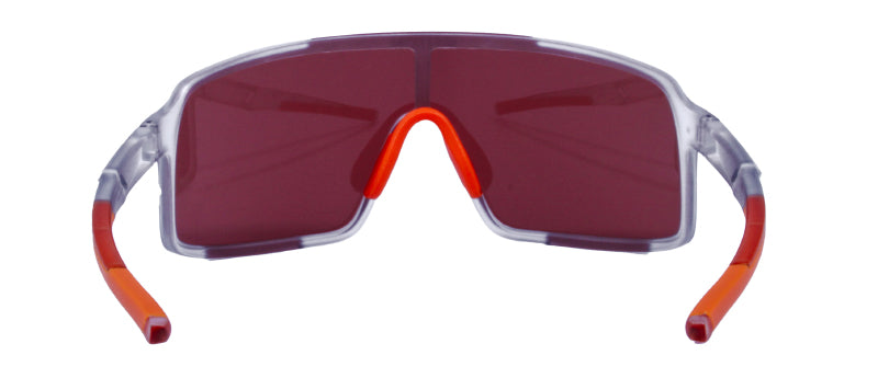 Matte Crystal Grey + Orange Rubber / Amber
