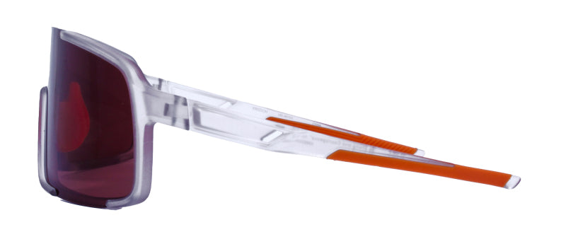 Matte Crystal Grey + Orange Rubber / Amber