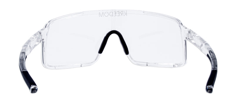 Gloss Crystal Clear + Black Rubber / Clear