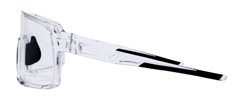 Gloss Crystal Clear + Black Rubber / Clear