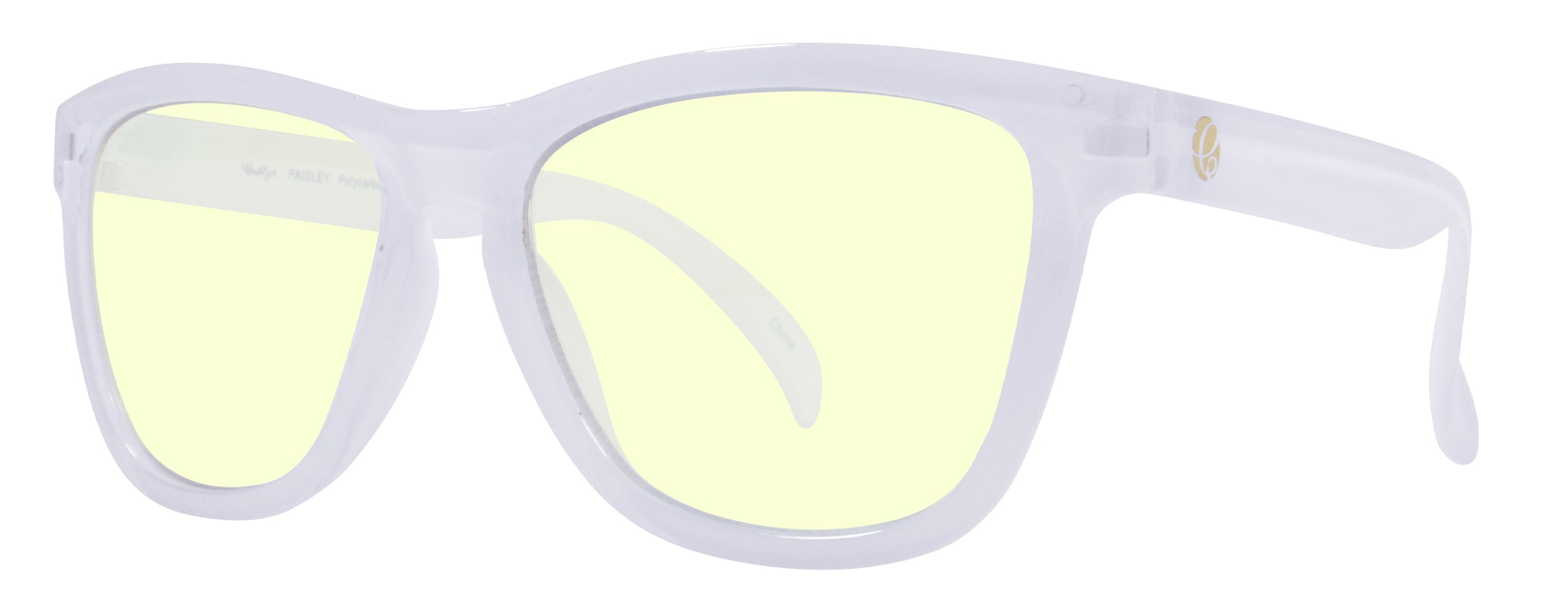 Gloss Crystal Clear + White Back Spray Lens: Blue Light