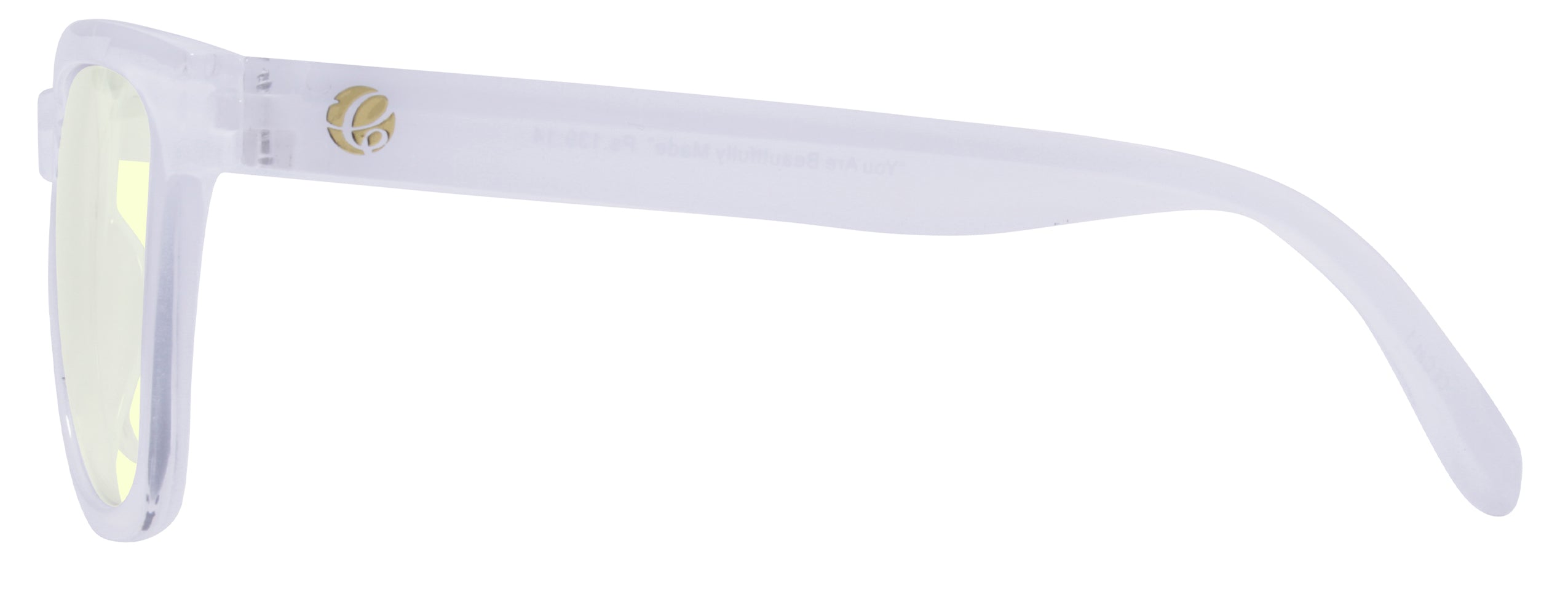 Gloss Crystal Clear + White Back Spray Lens: Blue Light