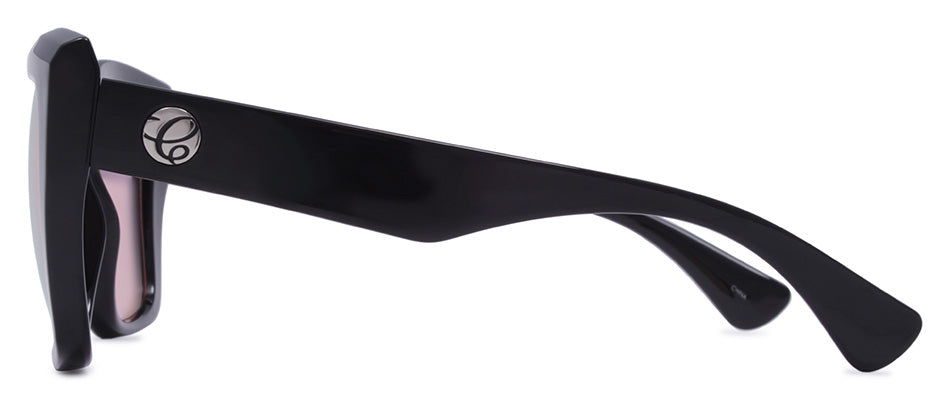 Gloss Black / Pink Flash Mirror