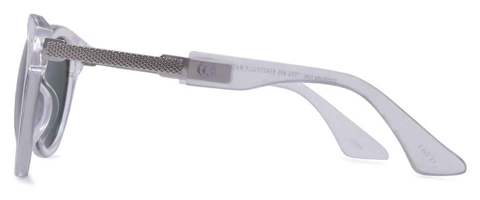 Gloss Crystal Clear / Vintage Grey