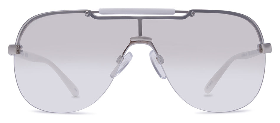 White / Silver Flash Mirror