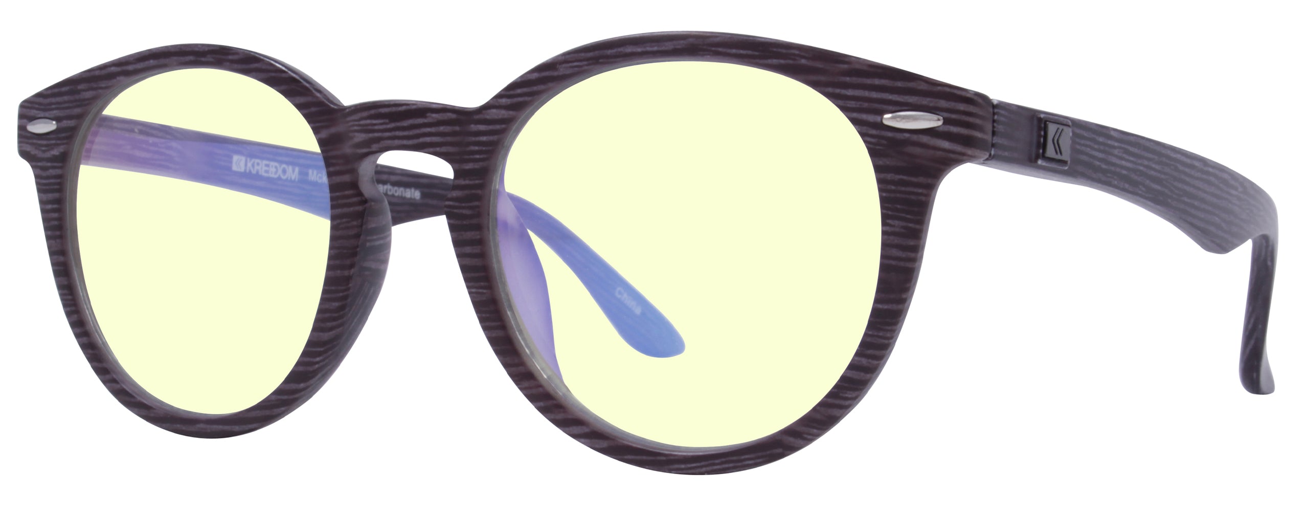 Gloss Grey Wood - Lens: Blue Light