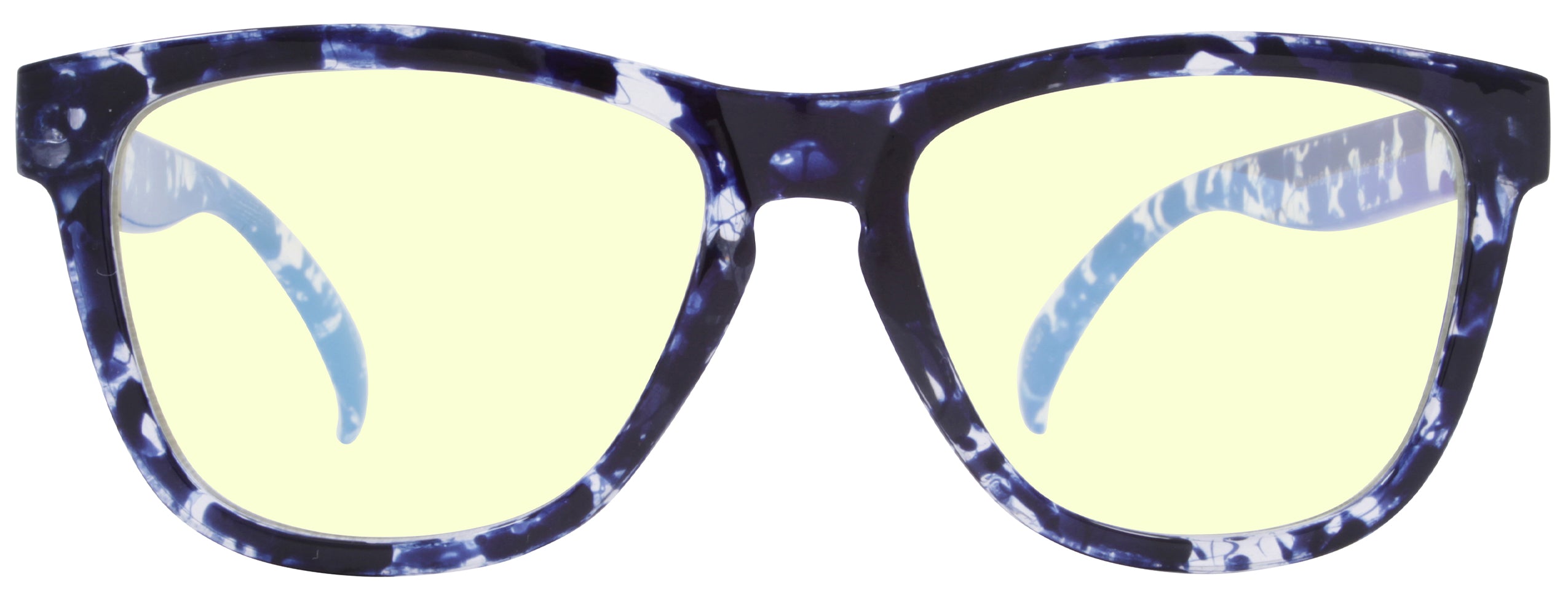 Gloss Royal Blue Demi - Lens Blue Light - Temple Logo: Silver