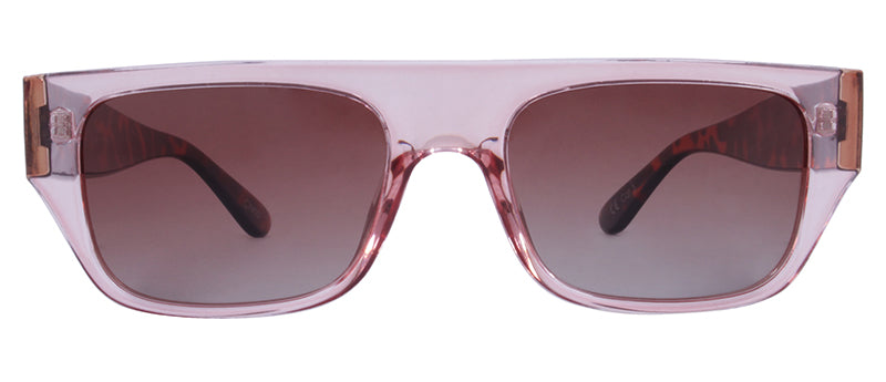 Gloss Crystal Pink + Tortoise Temples / Gradient Brown