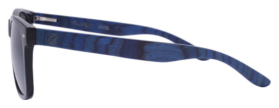 Gloss Black + Blue/Black Wood Temple / Smoke