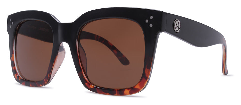 Black Gradient Tortoise / Bronze