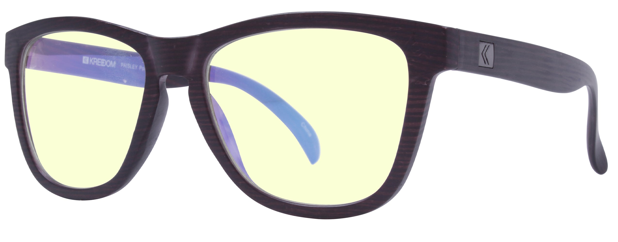Matte Dark Wood - Lens: Blue Light