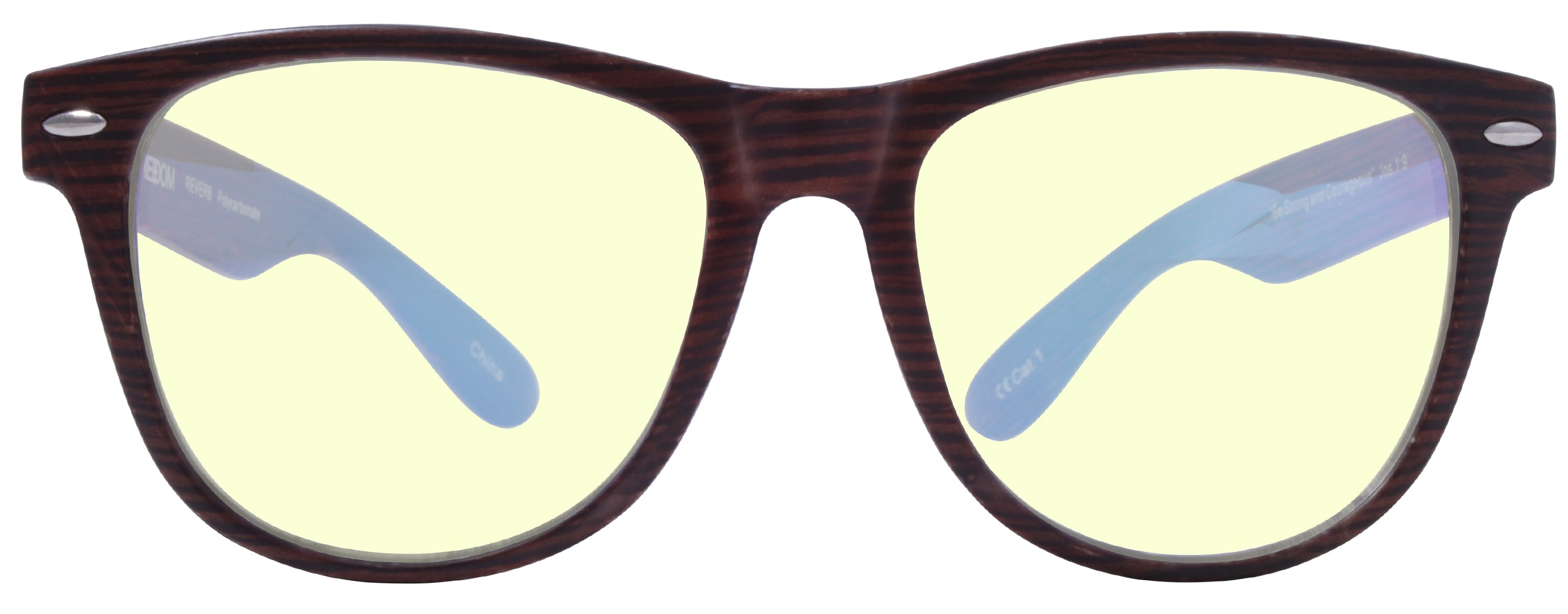 Matte Brown Wood - Lens Blue Light