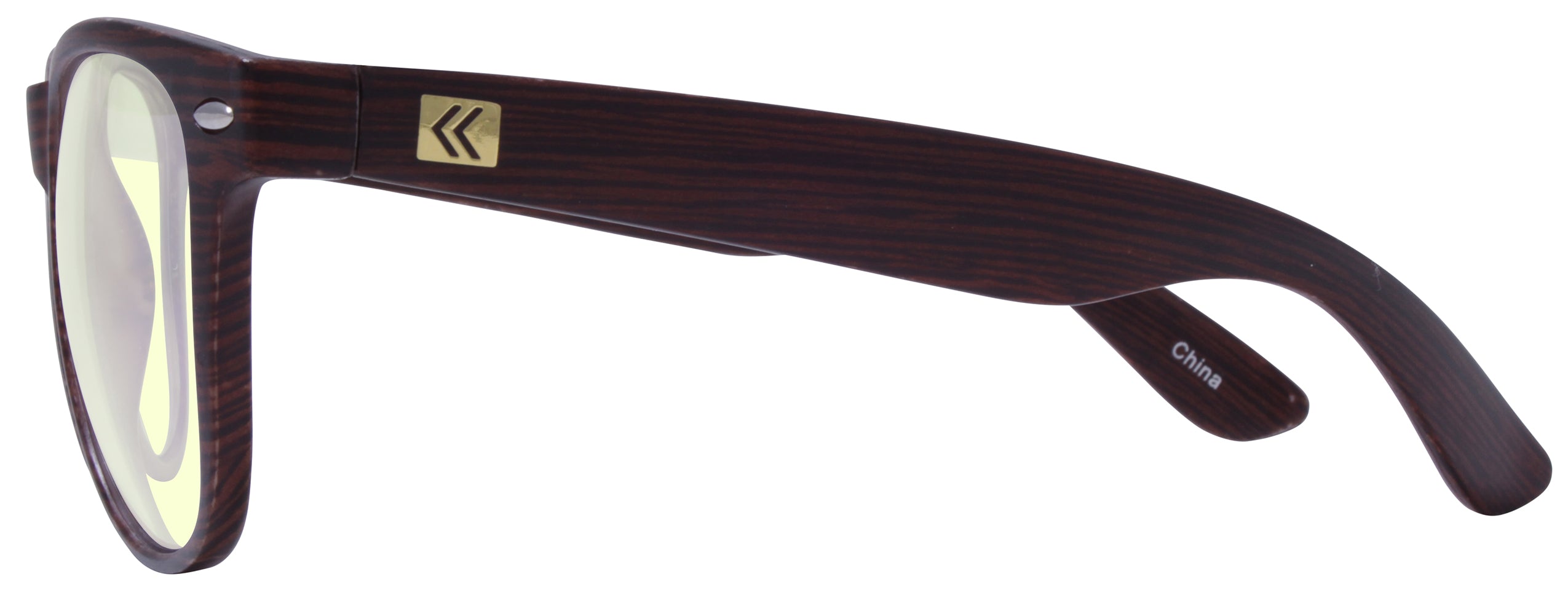 Matte Brown Wood - Lens Blue Light