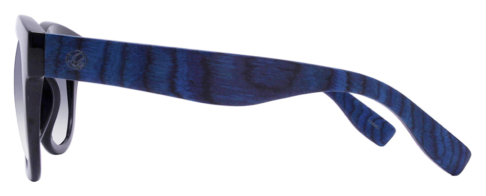 Black + Blue Wood Temples / Smoke