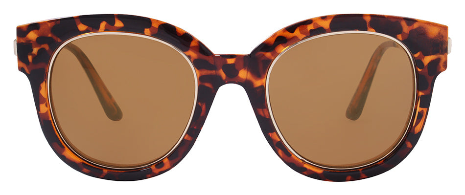 Gloss Tortoise + Gold / Brown + Gold Flash