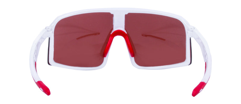 Gloss White + Red Rubber / Amber