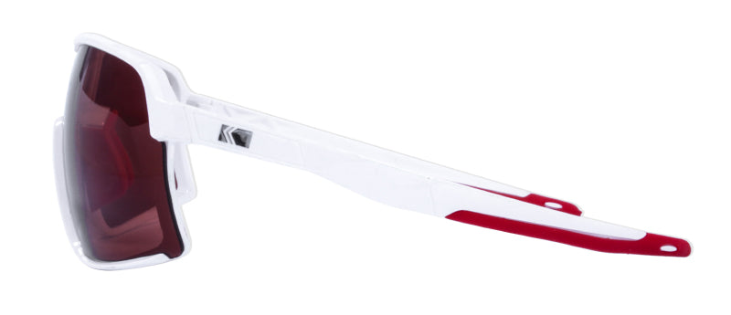 Gloss White + Red Rubber / Amber