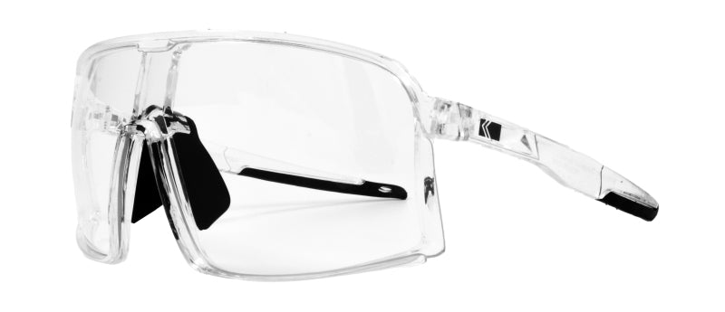 Gloss Crystal Clear + Black Rubber / Clear
