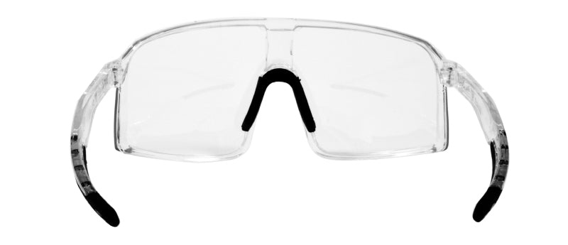 Gloss Crystal Clear + Black Rubber / Clear
