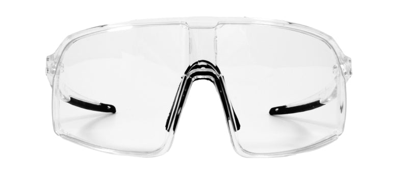 Gloss Crystal Clear + Black Rubber / Clear