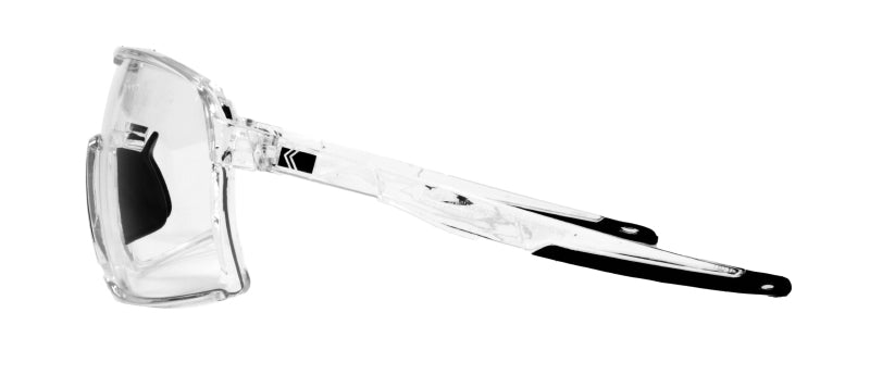 Gloss Crystal Clear + Black Rubber / Clear