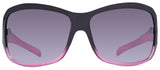 Gloss Crystal Black Fade to Gloss Crystal Rose / Gradient Smoke
