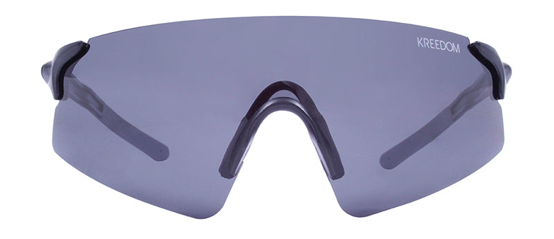 Matte Black + Cool Grey Rubber / Smoke
