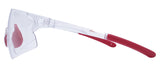 Gloss Crystal Clear + Dark Red Rubber / Clear