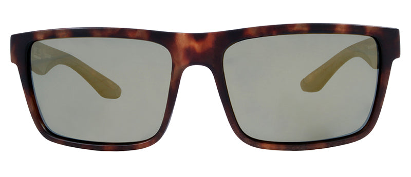 Matte Demi + Black Rubber / Green + Gold Flash Mirror
