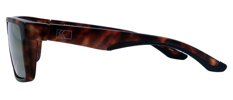 Matte Demi + Black Rubber / Green + Gold Flash Mirror
