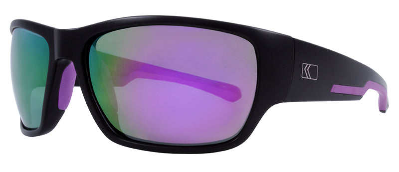 Matte Black + Purple Rubber / Smoke + Purple Mirror
