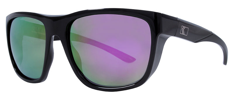 Gloss Black / Smoke + Purple Mirror