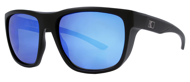 Matte Black / Smoke + Blue Mirror