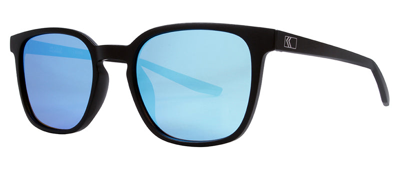 Matte Black / Smoke + Ice Blue Mirror
