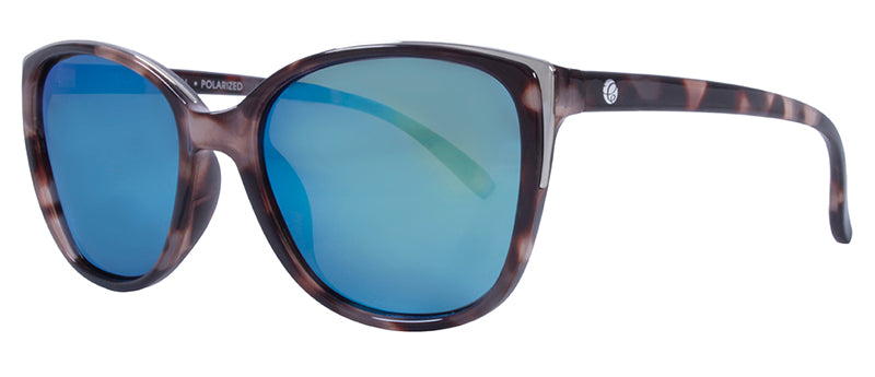 Gloss Milky Demi Pattern + Silver Accent / Green + Ice Blue Mirror
