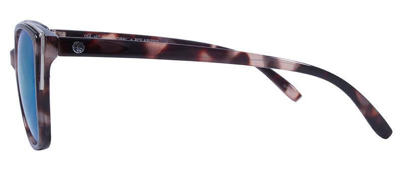 Gloss Milky Demi Pattern + Silver Accent / Green + Ice Blue Mirror
