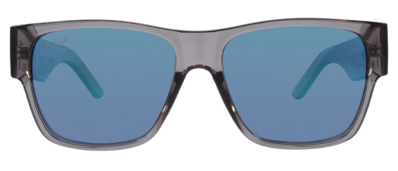 Gloss Crystal Warm Grey / Green + Ice Blue Mirror
