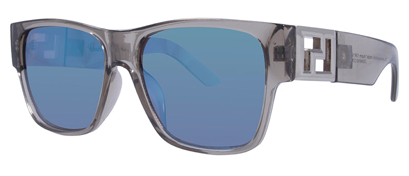 Gloss Crystal Warm Grey / Green + Ice Blue Mirror
