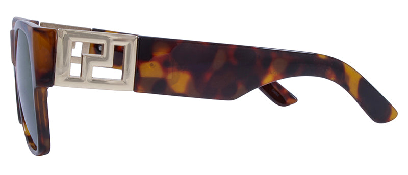 Gloss Demi Pattern + Gold Accent / Green + Purple Pink Mirror