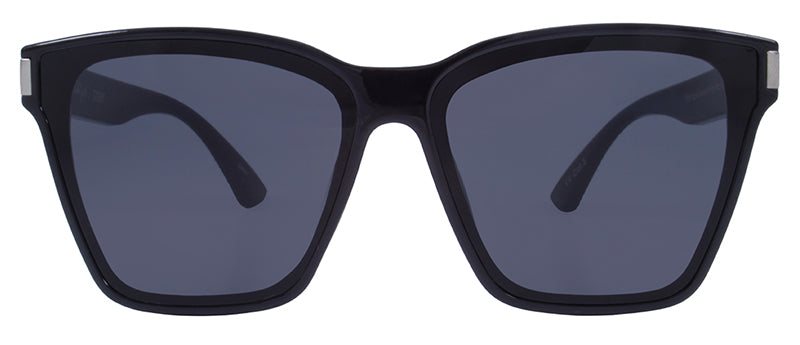 Gloss Black + Silver Metal / Smoke