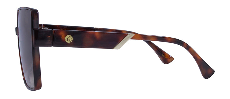 Gloss Demi + Gold Metal / Gradient Brown
