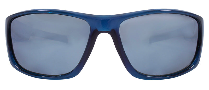 Gloss Crystal Navy Blue / Green + Silver Flash Mirror
