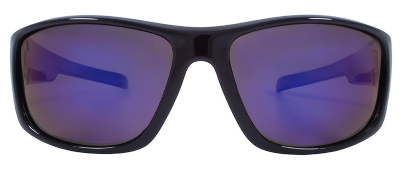 Gloss Black / Smoke + Purple Mirror