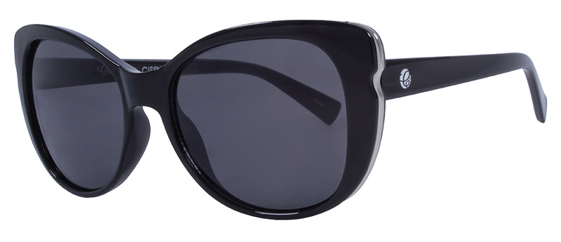 Gloss Black + Silver Metal / Smoke