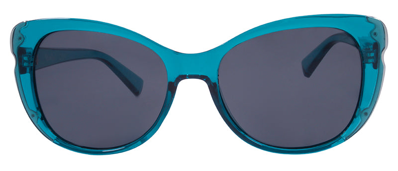 Gloss Crystal Jade + Silver Metal / Smoke