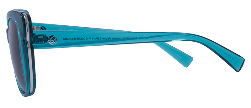 Gloss Crystal Jade + Silver Metal / Smoke