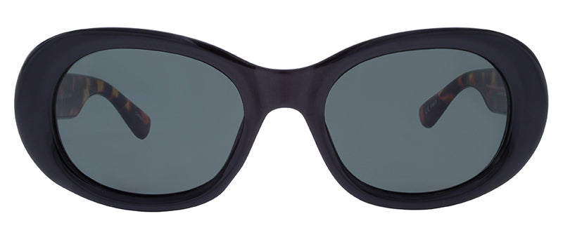 Gloss Black + Demi Temple Pattern / Green