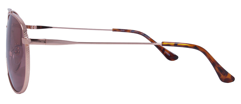 Gloss Rose Gold + Demi Temple Tips / Rose
