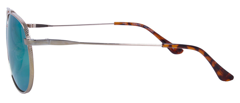 Gloss Gold + Demi Temple Tips / Smoke + Rose Gold Mirror
