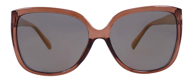 Gloss Crystal Mocha / Smoke + Gold Flash Mirror
